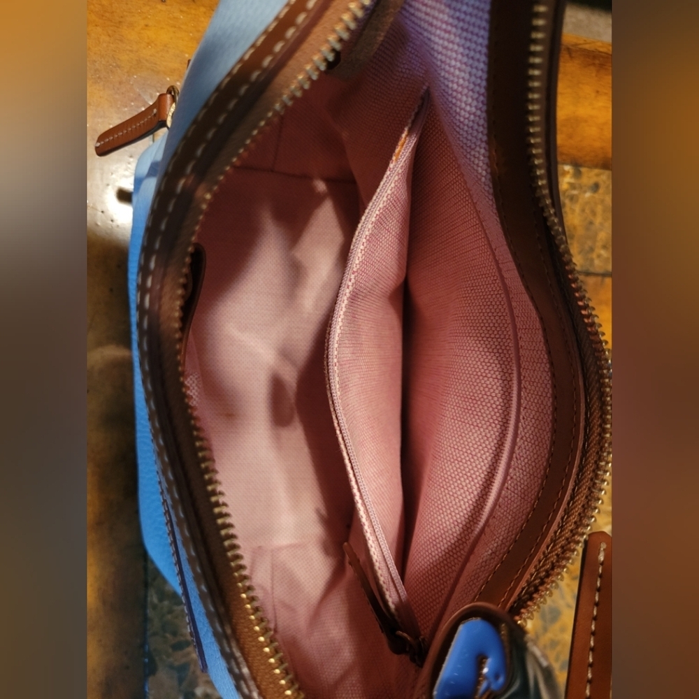 Dooney & Bourke Blue and Brown Women's Bag NWOT - Picture 9 of 15
